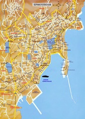Ermoupolis Map