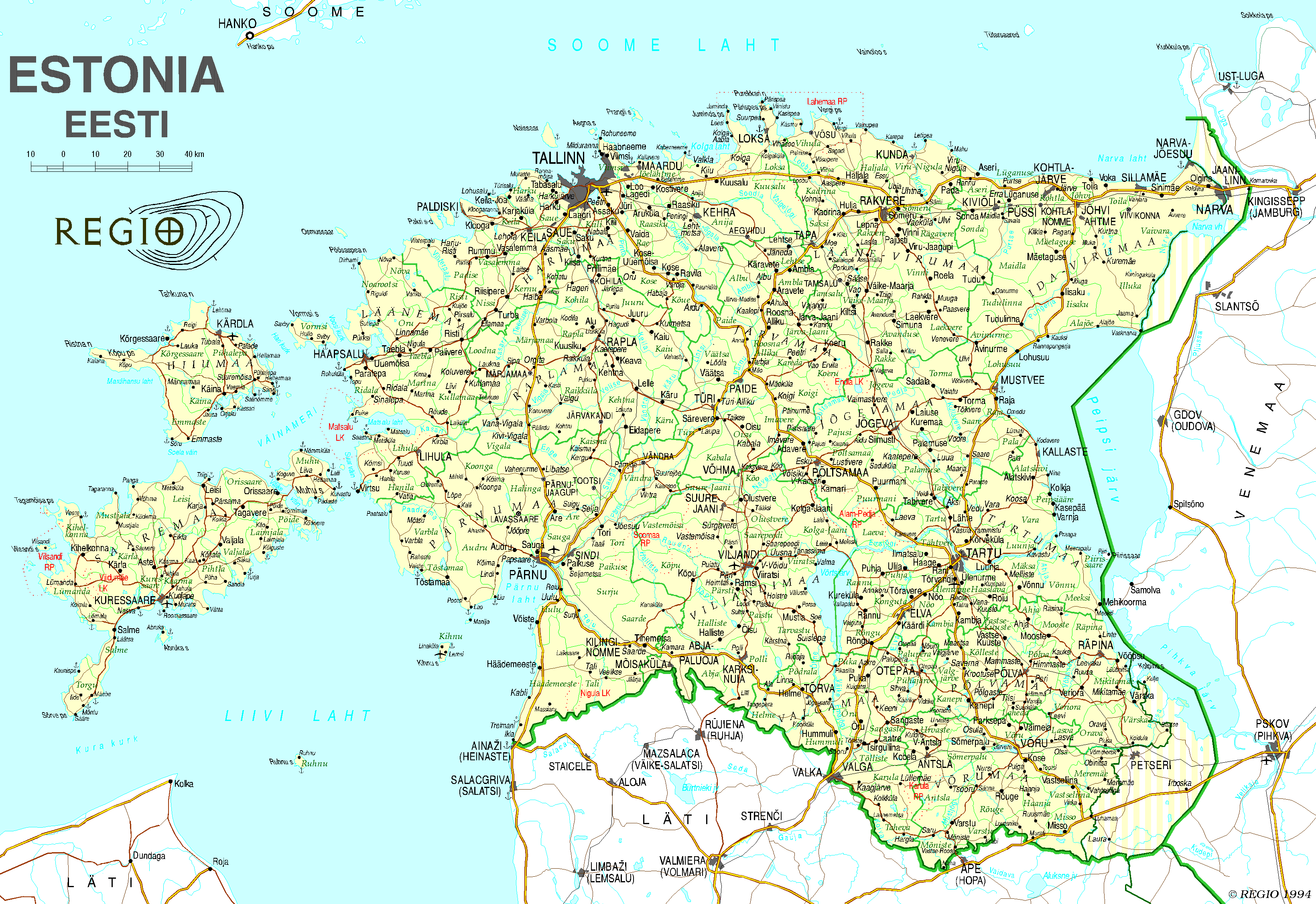 Hungary Geographical Map