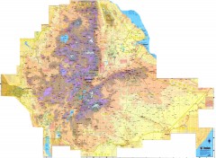 Ethiopia Elevation Map
