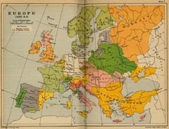 Europe 1490 Historical Map