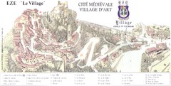 Eze le Village Map