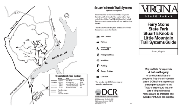 Fairy Stone State Park Map