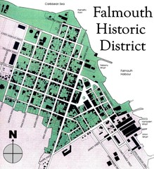 Falmouth Historic District Map