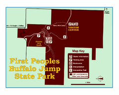 First People's Buffalo Jump State Park Map