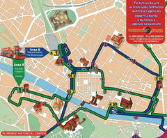Florence Bus Tour Map