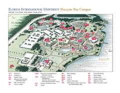 Florida International University at Biscayne Campus Map