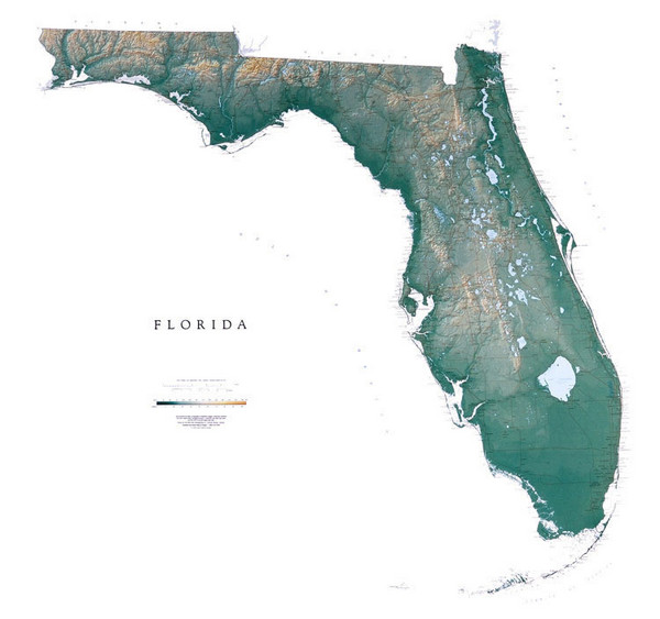 Florida Wall Map