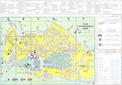 Fontainebleau Avon Map