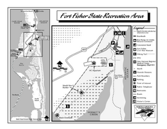 Fort Fisher State Recreation Area map