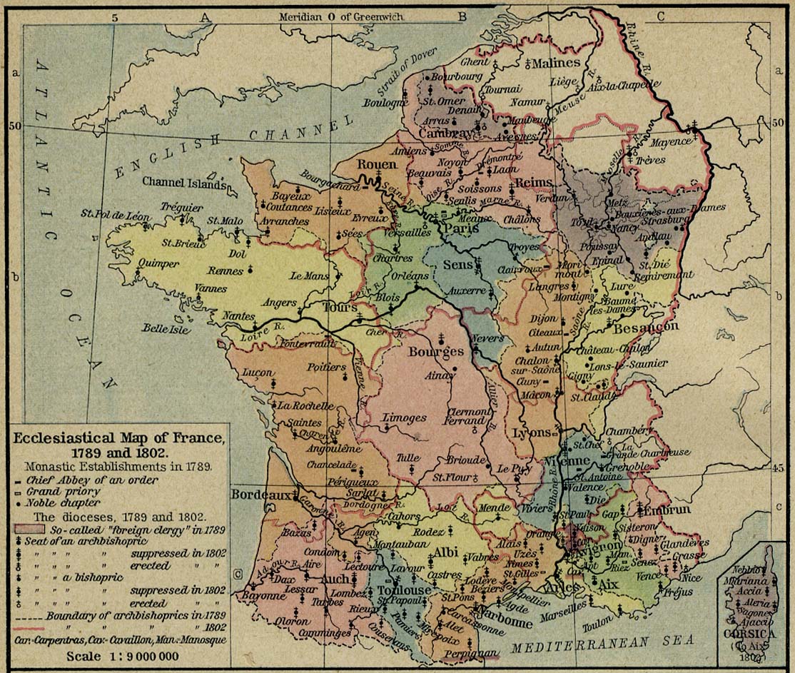 France Map 1914