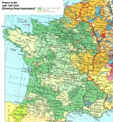 France Late 15th Century Map