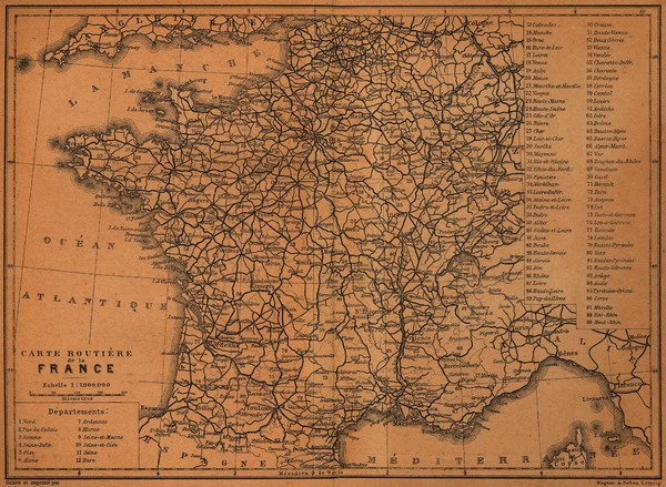 French road map 1914