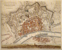 Frankfurt City Map 1840