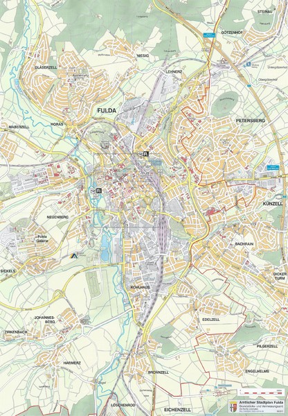 Fulda 1:20000 Map