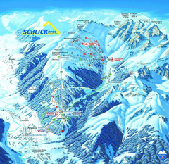 Fulpmes Ski Trail Map