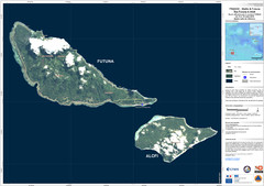 Futuna and Alofi Satellite Map