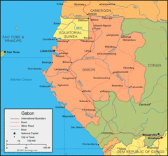 Gabon Map