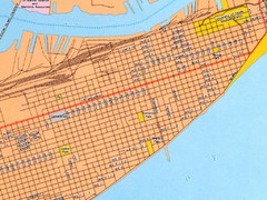 Galveston City Map