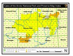 Gates of the Arctic National Park and Preserve Official Park Map