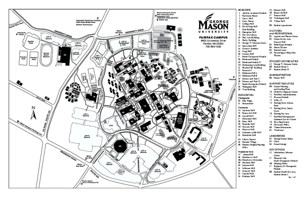 George Mason University Map