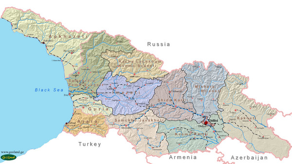 Map Of Europe Georgia