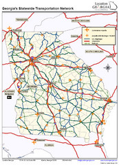 Georgia Transportation Map