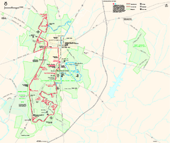 Gettysburg National Military Park Official Map