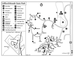 Gifford Woods State Park Campground Map