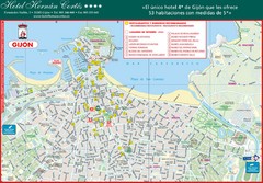 Gijon Tourist Map