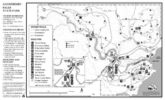 Gooseberry Falls State Park Winter Map