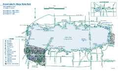 Grand Lake St. Marys State Park map