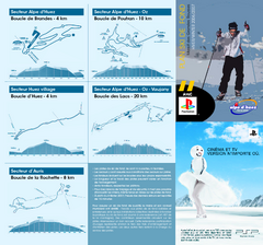 Grands Rousses (L’alpe d’Huez) Nordic Ski Trail Map