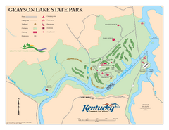 Grayson Lake State Park Map
