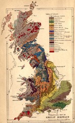 Great Britain Geological Map