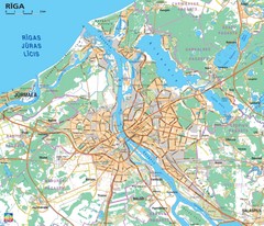 Greater Riga Map