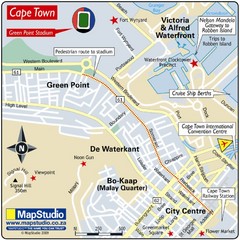 Green Point Stadium, Cape Town, South Africa Map