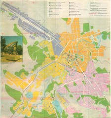 Grozny Tourist Map