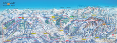 Gstaad Mountain Rides Ski Trail Map