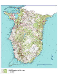 Guam Topo Map - South