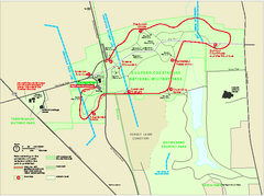 Guilford Courthouse National Military Park Official Map