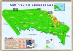 Gulf Province language Map