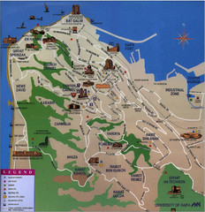 Haifa Tourist Map