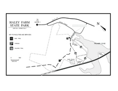 Haley Farm State Park map