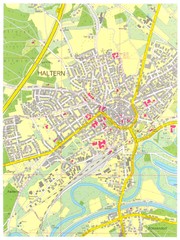 Haltern Map