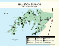Hamilton Branch State Park Map