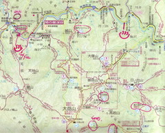 Hatonosu Hiking Map