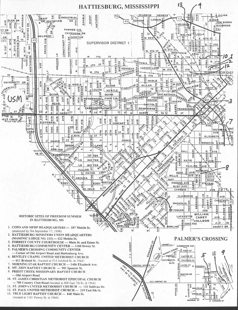 Hattiesburg Mississippi City Map Hattiesburg Mississippi • Mappery