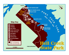 Hell Creek State Park Map