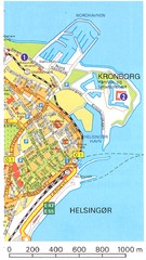 Helsingor - Krongborg Castle Map