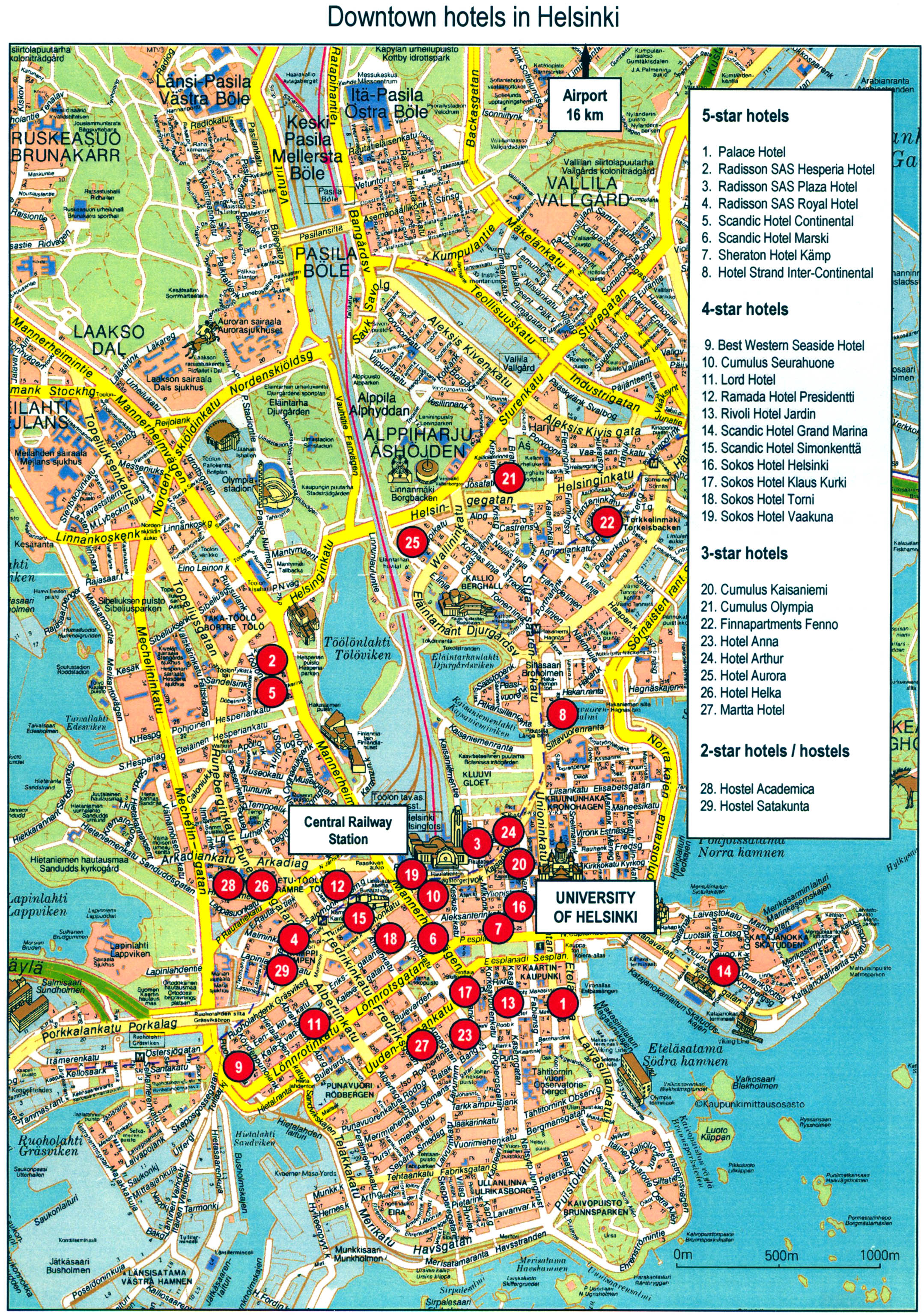 Helsinki Finland Map